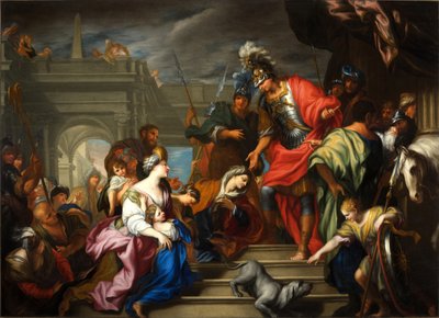 Misericórdia de Alexandre 作： Domenico the Elder Piola