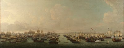 1762年、ハバナを攻撃するイギリス艦隊 作： Dominic Serres
