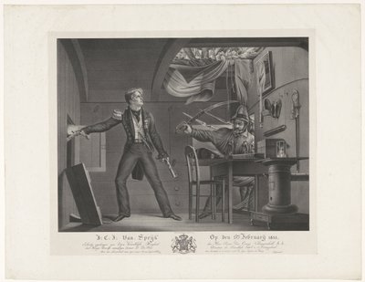 J:C:J: Van Speijk 1831 年 2 月 5 日 (オブジェクトのタイトル) 作： Dominicus Franciscus du Bois