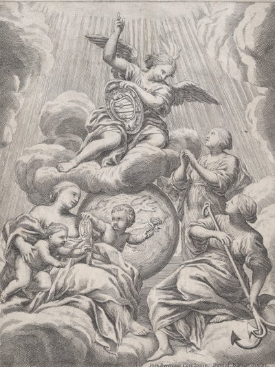信仰、希望、慈善、1630-78。 作： Dominique Barriere