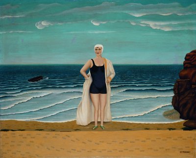 断崖と海 断崖と海、1931年。 作： Dominique Peyronnet