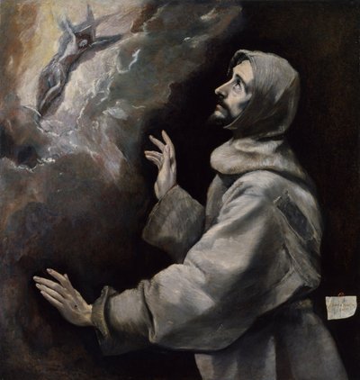 聖痕を受け取る聖フランシス 作： El Greco