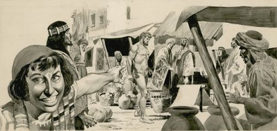 裸で歩くイザヤ 作： Don Lawrence