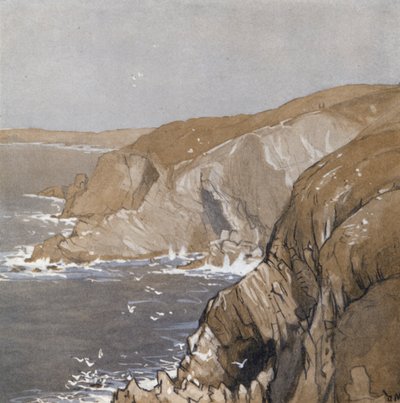 The Cornish Coast（カラーリトグラフ 作： Donald (after) Maxwell