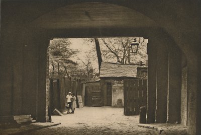 アデルフィの下のアーチウェイ：アダム兄弟の1人にちなんで名付けられたリトルロバートストリート、c1935。 作： Donald McLeish