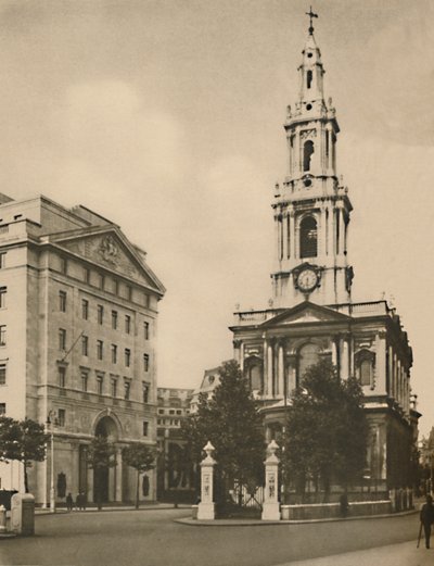 セントメアリールストランド、Modern Street Widening、c1935により区別。 作： Donald McLeish
