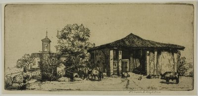 トスカーナの農場 作： Donald Shaw MacLaughlan