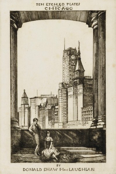 シカゴ、扉絵 作： Donald Shaw MacLaughlan