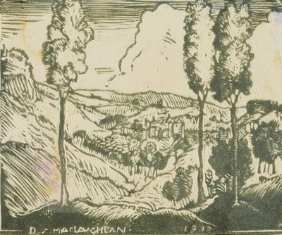 風景 作： Donald Shaw MacLaughlan