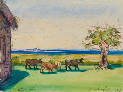 風景, ブルターニュ 作： Donald Shaw MacLaughlan