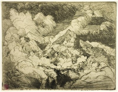 山頂 作： Donald Shaw MacLaughlan