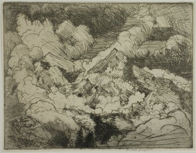 山頂 作： Donald Shaw MacLaughlan