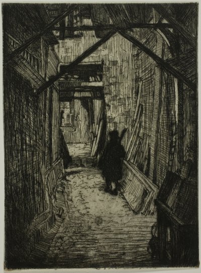 通路、ルーアン 作： Donald Shaw MacLaughlan