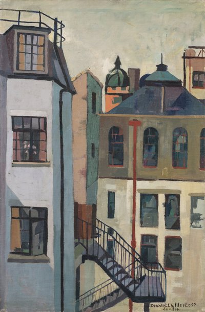 ロンドンの中庭 作： Donatella Merlo