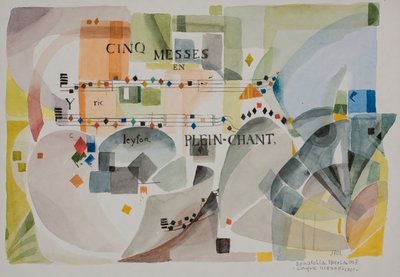 Five Masses 1701、2007年（紙に水彩） 作： Donatella Merlo