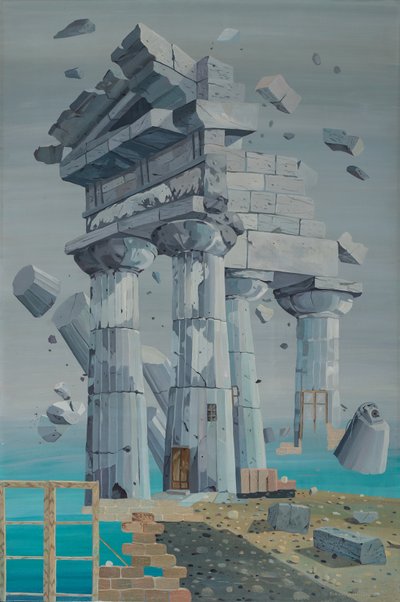 違法建築、アグリジェント 作： Donatella Merlo