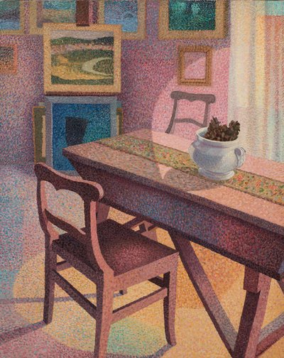 内部、部屋の隅 作： Donatella Merlo