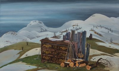 ピアン・クロエジオの最後の雪 作： Donatella Merlo