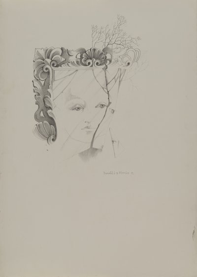鏡の中の肖像 作： Donatella Merlo