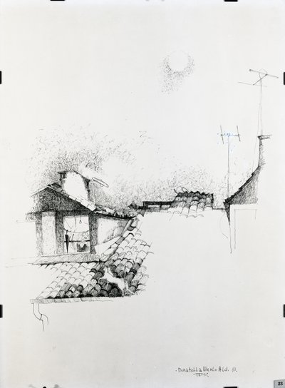 屋根 作： Donatella Merlo