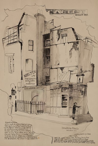 その芸術家 作： Donatella Merlo