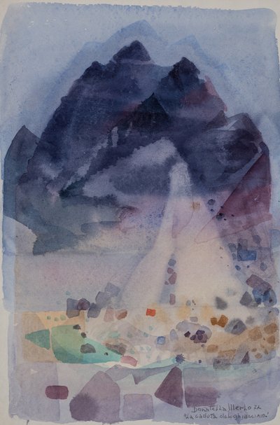 氷河の崩壊 作： Donatella Merlo