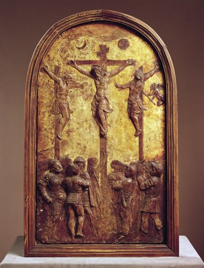 はりつけ、15世紀の第3四半期または19世紀の張り子張り子 作： Donatello