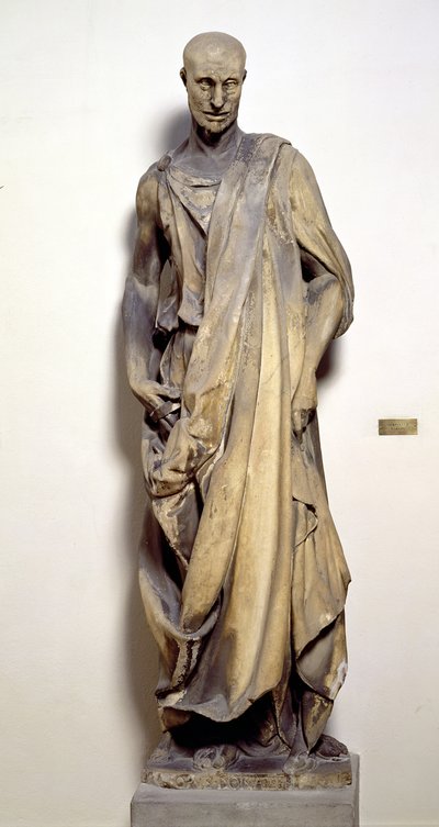 預言者ハバクク（ロズッコン）c.1423-36（大理石） 作： Donatello