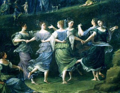 ダンサー、ダンスオブニンフの詳細、1724年〜25年 作： Donato Creti