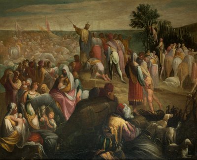 紅海を渡るイスラエル人、c. 1610年。 作： Donducci