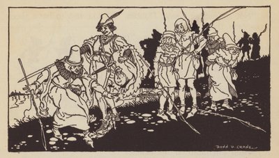 ゴッサムの賢者、イギリスの民話 (litho) 作： Donn P. Crane