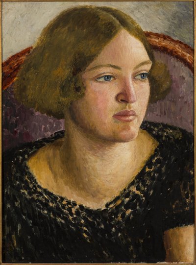 キャサリン・キャリントンの肖像」1926年頃（油彩・キャンバス 作： Dora Carrington