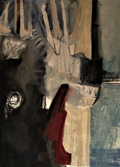 ドラマチックな抽象的な赤 作： Doris Schmitz