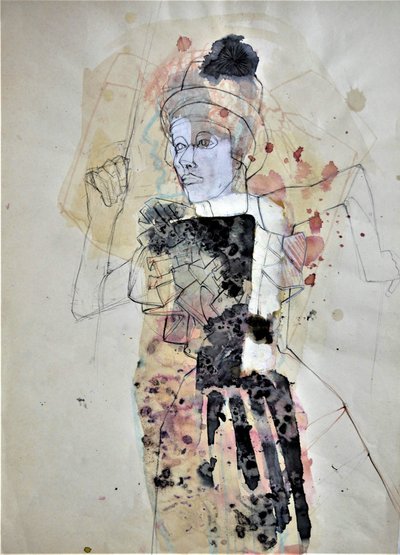 表現力豊かな女性の姿 作： Doris Schmitz