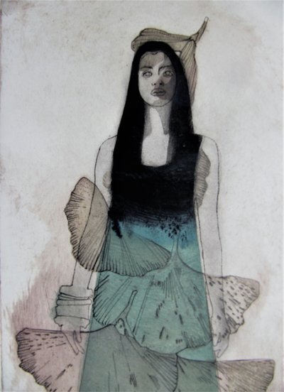 イチョウの女性の肖像 作： Doris Schmitz