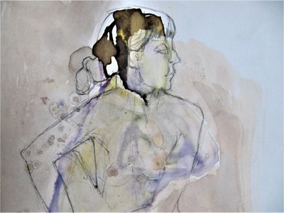 パステル画の肖像画 作： Doris Schmitz