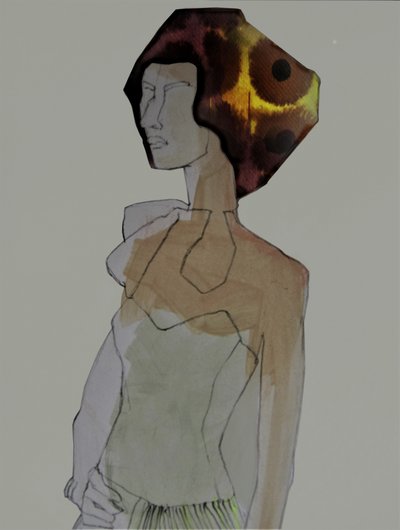 おしゃれな女性のプロフィール 作： Doris Schmitz