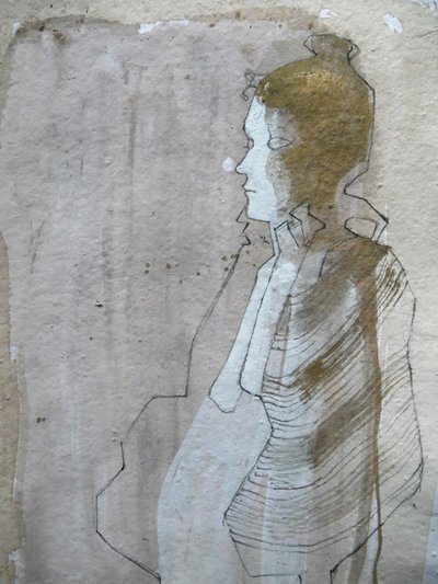 丁寧に描かれた人物画 作： Doris Schmitz