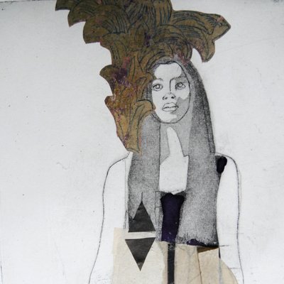 「黄金の葉を持つ女性」 作： Doris Schmitz