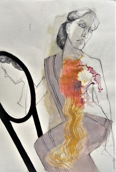 内なる情熱を持つ女性 作： Doris Schmitz
