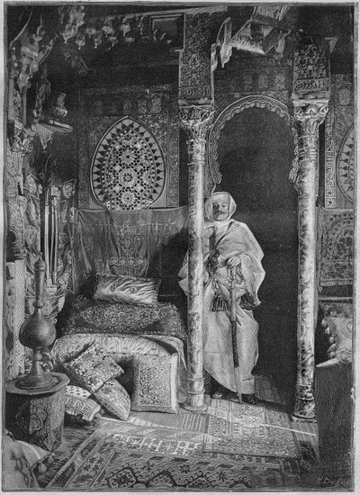 1892年、ロシュフォールの自宅でのピエール・ロティ。ドルナックの写真による。 作： Dornac