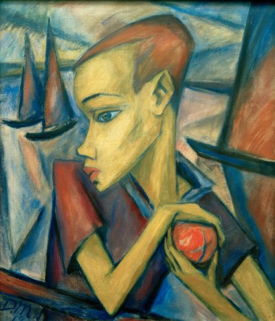 赤いボールを持つ少年 作： Dorothea Mätzel Johannsen