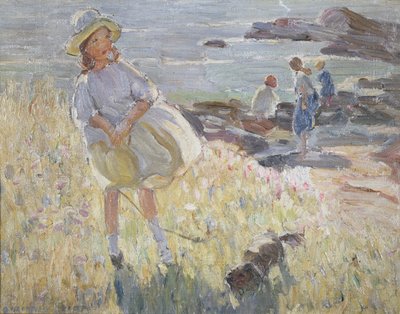 崖の上（油彩・キャンバス） 作： Dorothea Sharp