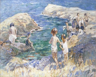 オン・ザ・ロック（キャンバスに油彩） 作： Dorothea Sharp