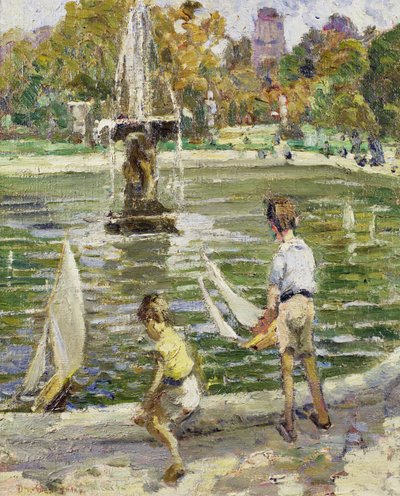 ハイドパークのセーリングボート 作： Dorothea Sharp