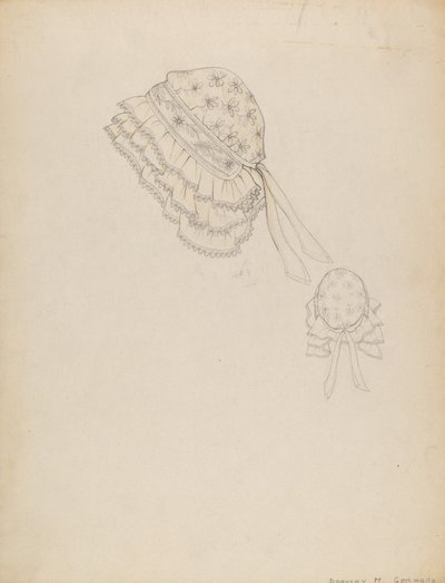 ボンネット 作： Dorothy M. Gerhard