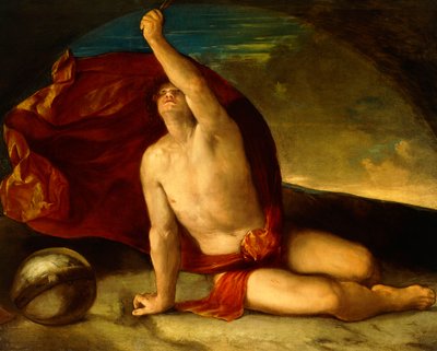 天文学の擬人化、c.1520-29 作： Dosso Dossi