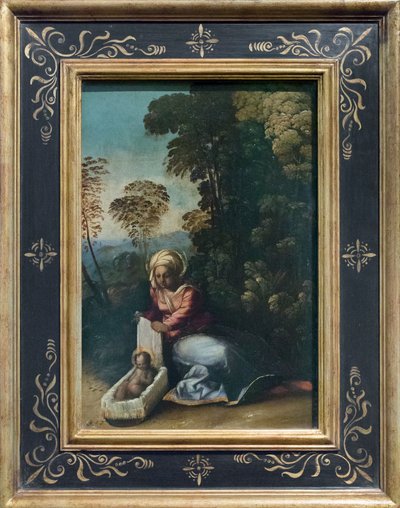 ジンガレラとして知られるエジプトへの飛行中の休息 作： Dosso Dossi
