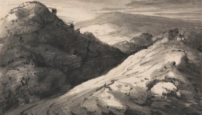 構成: 丘陵地帯 作： Dr. Thomas Monro