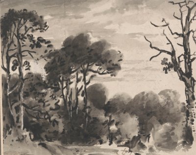 構成: 木の端 作： Dr. Thomas Monro